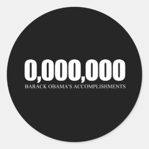 Adesivo Realizações de Obama