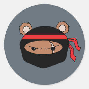 Adesivo Rebel Bear Ninja