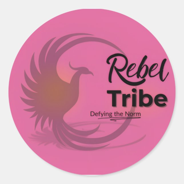 Adesivo Rebel Tribe Phoenix Logo Sticker (Frente)