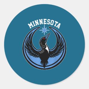 Adesivo Rebelde Loon Minnesota Novo Mn