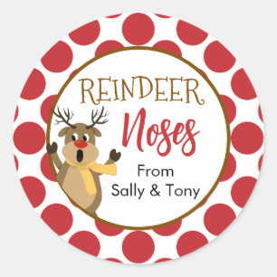 Adesivo Rebelde Nose Treat Bag Sticker - Natal bonito