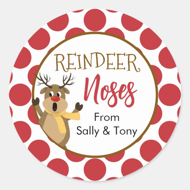 Adesivo Rebelde Nose Treat Bag Sticker - Natal bonito (Frente)