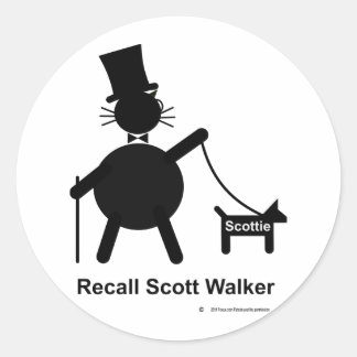 Adesivo Recall Scott Walker