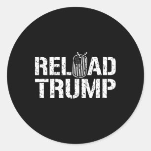 Adesivo Recarregar Veterano Trump Para Trump