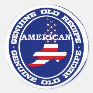 Adesivo Receita Genuína Americana