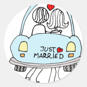 Adesivo Recem casados