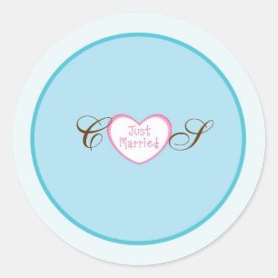 Adesivo Recem casados Clássico Vedante De Casamento De Car