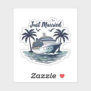 Adesivo Recem casados Cruising Summer Weding Esposa