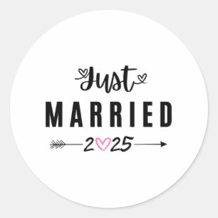 Adesivo Recem casados Est 2025 Casais De Casamento De Lua 