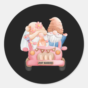 Adesivo Recem casados Gnomo Newlywn Nolywn Groom Co