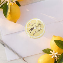 Recém-Formado Limão Tampa de Formatura