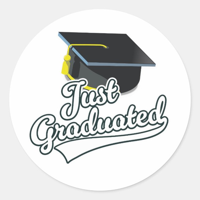 Adesivo Recém Graduado!  (Frente)