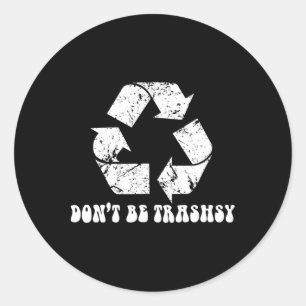 Adesivo Reciclagem da Natureza Ambiental Engraçado no Dia 