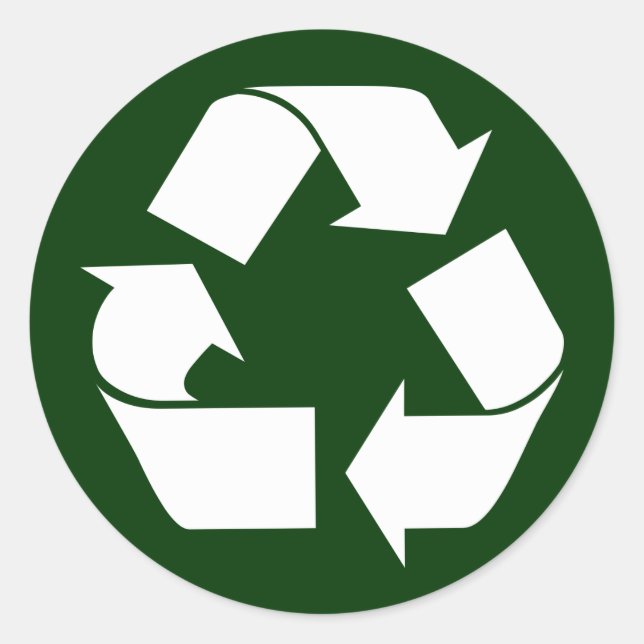 Adesivo reciclar (Frente)