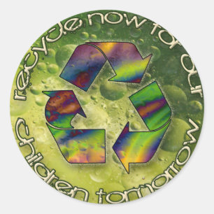 Adesivo reciclar agora
