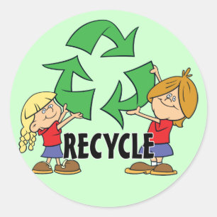 Adesivo Reciclar dos miúdos