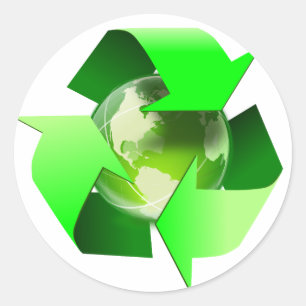 Adesivo Reciclar Earth Day Sticker