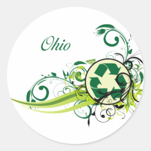 Adesivo Reciclar Ohio