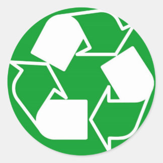 Adesivo reciclar por favor