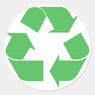 Adesivo Reciclar Verde