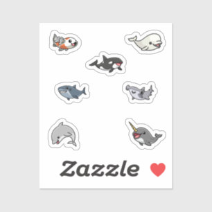 Adesivo Recolha de animais marinhos