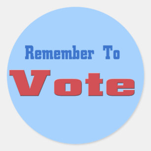 Adesivo Recorde votar