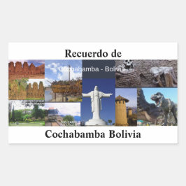 Adesivo recuerdo de Cochabamba Boilivia
