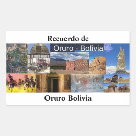 Adesivo recuerdo de Oruro Bolivia