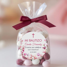 Adesivo Recuerdos de Bautizo Baptism Christening Favening
