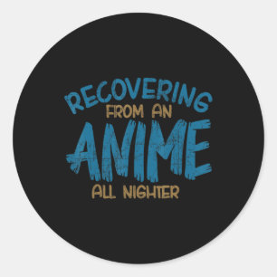 Adesivo Recuperando De Um Anime Todo Noturno Anime Manga K