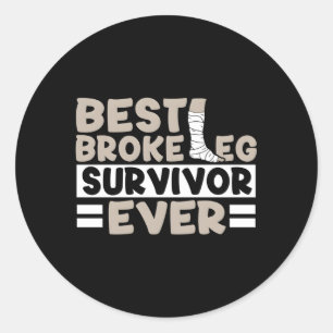 Adesivo Recupere rapidamente as cirurgias de pernas quebra