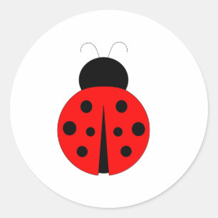 Adesivo Red and Black Ladybug
