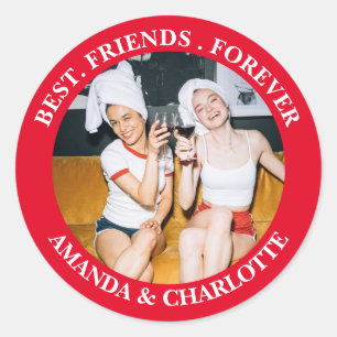 Adesivo Red Best Friends Forever Sticker
