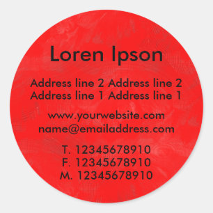 Adesivo Red Business / Perfil pintado
