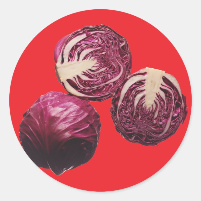 Adesivo Red Cabbage (Frente)