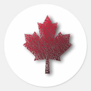 Adesivo Red Canadian Maple Leaf