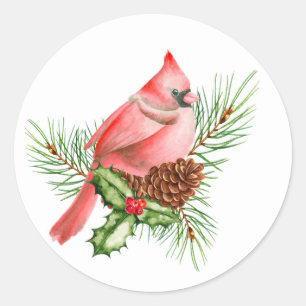 Adesivo Red Cardinal on Pines