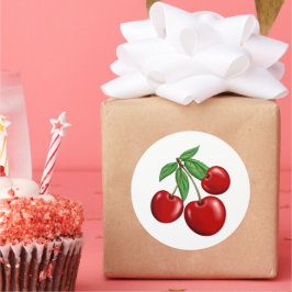 Adesivo Red Cherries - Diversão de Fruta