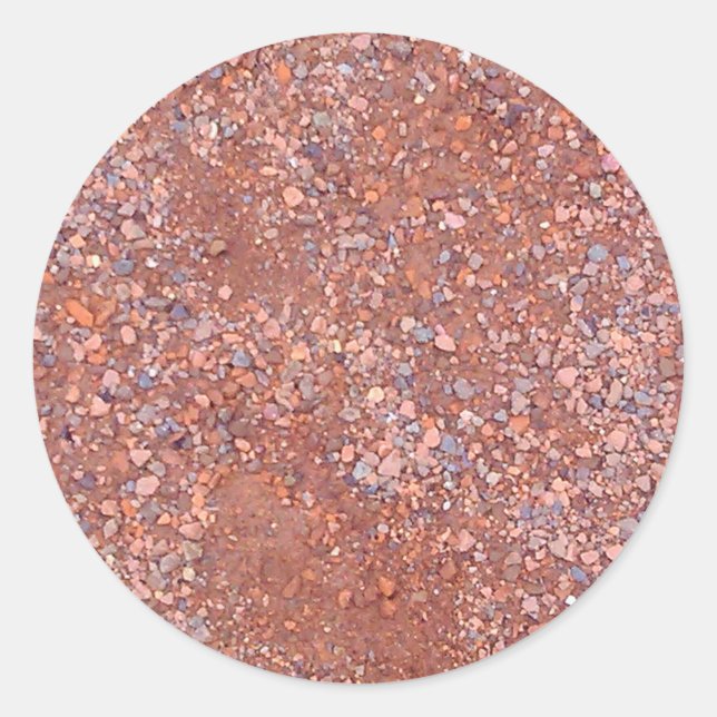 Adesivo Red Clay Court, Gravel, Shale Stone Brick, Tênis (Frente)