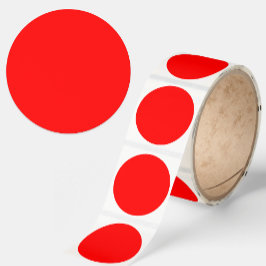 Adesivo Red Color solid minimalist Festive