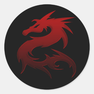 Adesivo Red Dragon Design 1: Autoadesivos Fantásticos