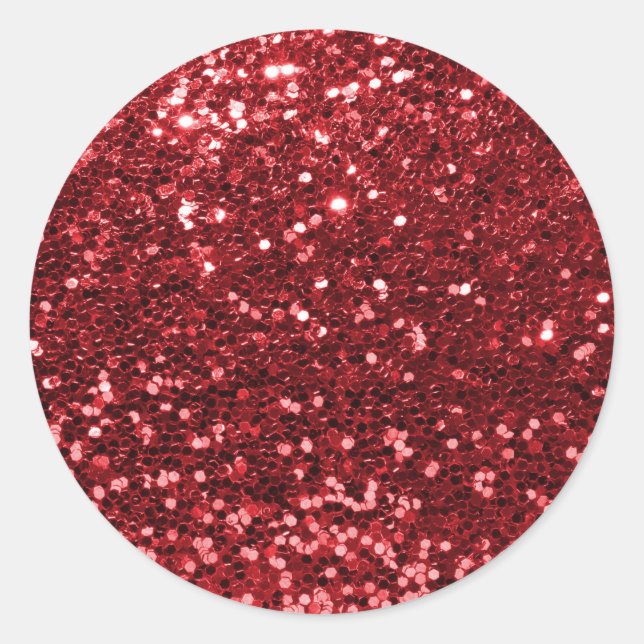 Adesivo Red Faux Glitter (Frente)