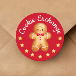 Adesivo Red Feliz Natal Gingercake Man