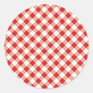 Adesivo Red Gingham