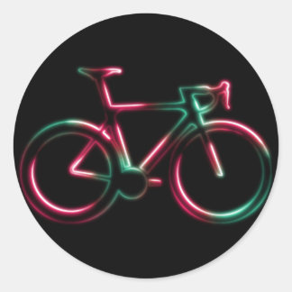 Adesivo Red Green Neon Glow Road Bicycle Sticker