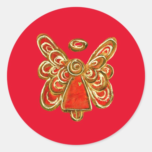 Adesivo Red Guardian Angel Art Stickers (Frente)