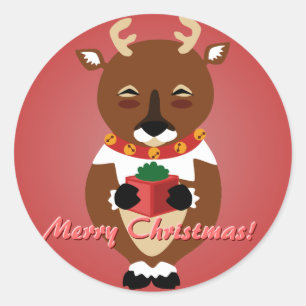 Adesivo Red Happy Reindekers
