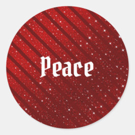 Adesivo Red Happy xmas luxe background