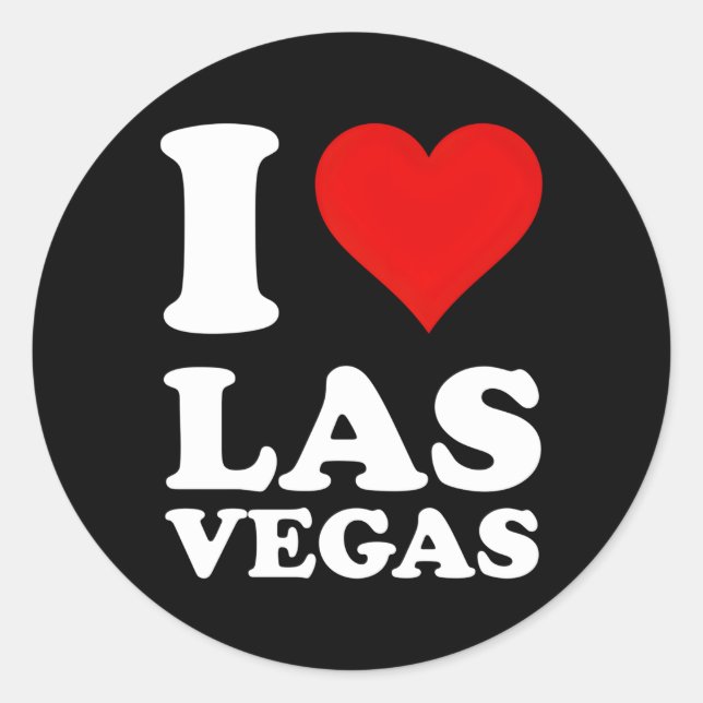 Adesivo Red He I Love Las Vegas (Frente)