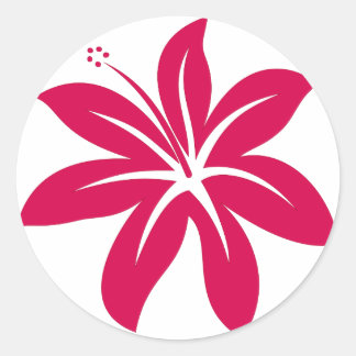 Adesivo Red Hibiscus